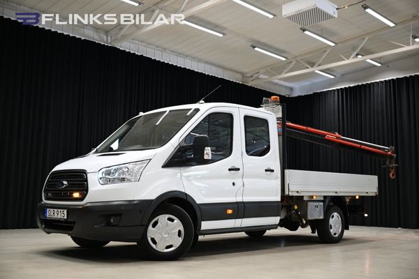 Ford Transit 350 AWD 170HK Dubbelhytt|Flak|Kranbil|Leasbar|SeUtr! - 2018