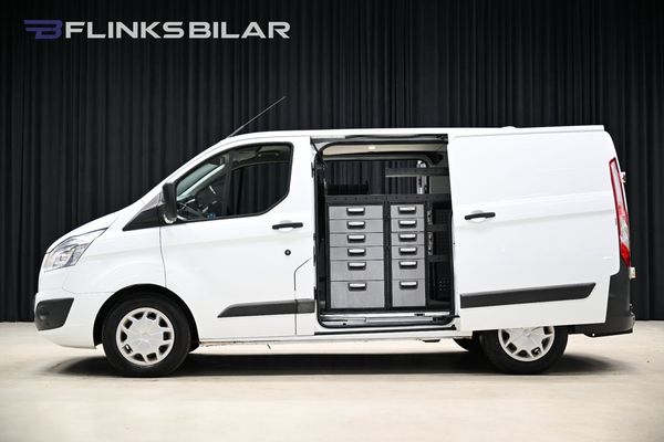 Ford Transit Custom 125HK X2-Sidodörr Drag Värmare Inredning - 2014