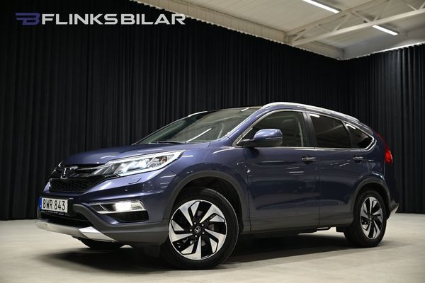 Honda CR-V AWD 160HK Automat|Executive|GPS|Panorama|Drag|M/K-Värm - 2015