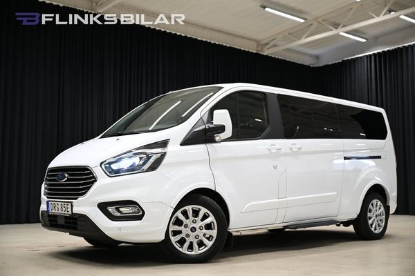 Ford Tourneo Custom 130HK L2 Automat|9Sits|LED|Värmare|NyKamrem|Moms - 2020