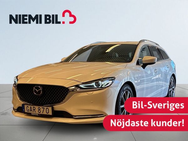 Mazda 6 Wagon 2.2 Optimum 10Års Gar./Drag/360/MoK/BOSE/HuD/S&V - 2019