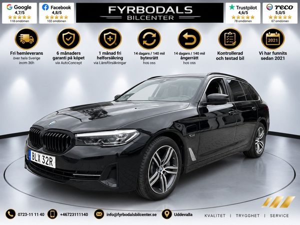 BMW 530 e Touring 292hk G31 LCI Kamera Rattvärme Drag 2096kr/mån - 2022